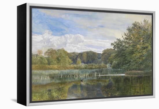 The Mill Pond, Evelyn Woods, 1860-George Vicat Cole-Framed Premier Image Canvas