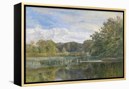 The Mill Pond, Evelyn Woods, 1860-George Vicat Cole-Framed Premier Image Canvas