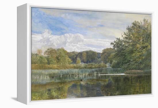 The Mill Pond, Evelyn Woods, 1860-George Vicat Cole-Framed Premier Image Canvas