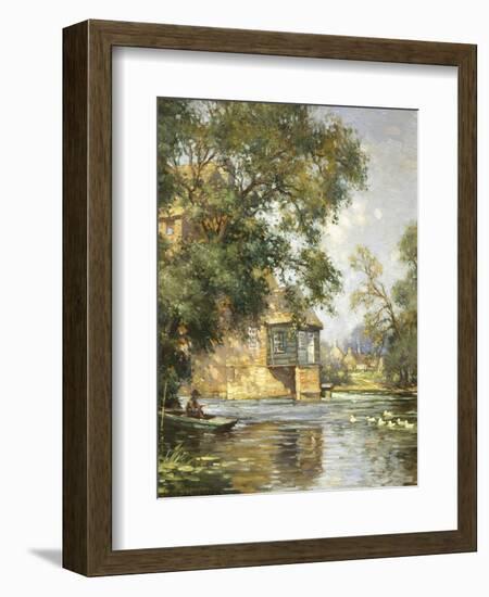 The Mill Pond, Houghton, Huntingdonshire-William Blacklock-Framed Giclee Print