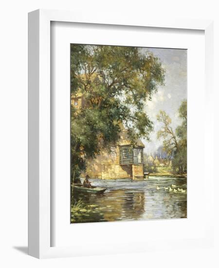 The Mill Pond, Houghton, Huntingdonshire-William Blacklock-Framed Giclee Print