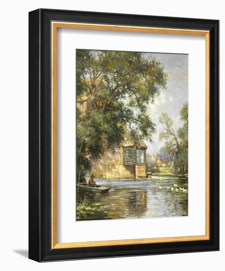The Mill Pond, Houghton, Huntingdonshire-William Blacklock-Framed Giclee Print