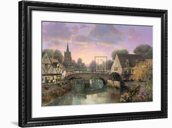 The Mill Pond-Alexander Sheridan-Framed Art Print