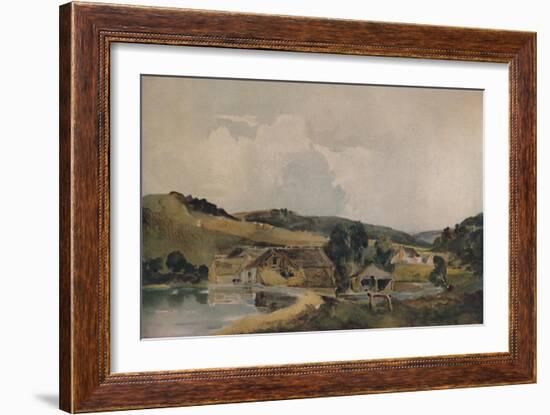 'The Mill Stream', 19th century, (1935)-Peter De Wint-Framed Giclee Print
