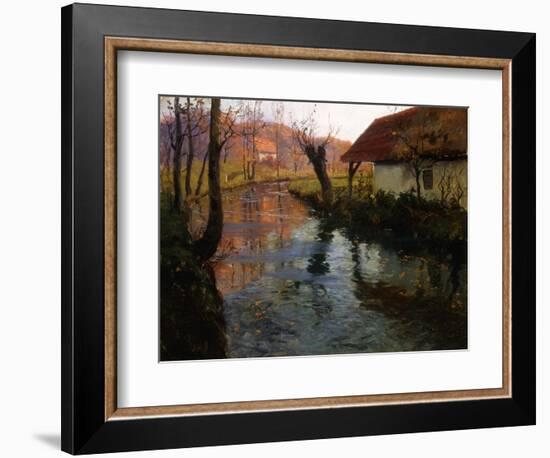 The Mill Stream-Fritz Thaulow-Framed Giclee Print