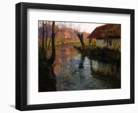 The Mill Stream-Fritz Thaulow-Framed Giclee Print