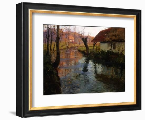 The Mill Stream-Fritz Thaulow-Framed Giclee Print