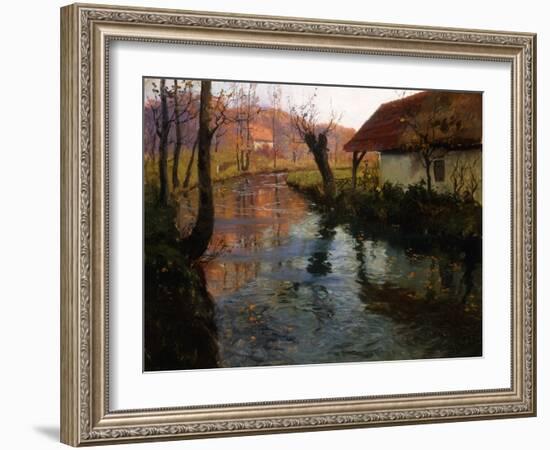 The Mill Stream-Fritz Thaulow-Framed Giclee Print