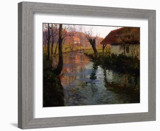 The Mill Stream-Fritz Thaulow-Framed Giclee Print