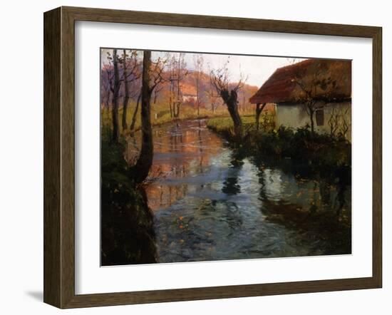 The Mill Stream-Fritz Thaulow-Framed Giclee Print