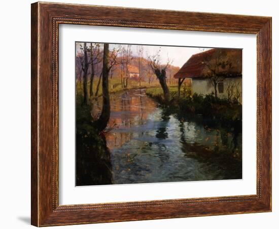 The Mill Stream-Fritz Thaulow-Framed Giclee Print