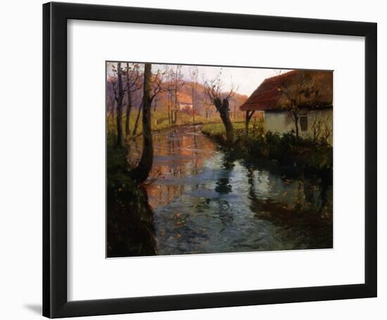 The Mill Stream-Fritz Thaulow-Framed Giclee Print