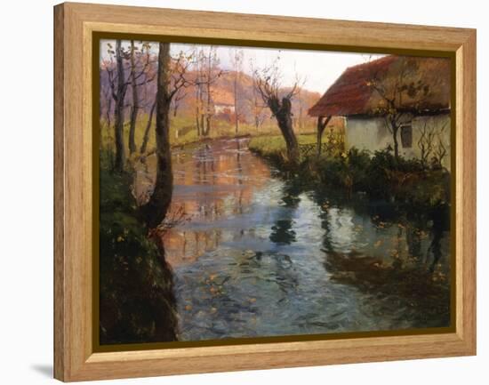 The Mill Stream-Frits Thaulow-Framed Premier Image Canvas