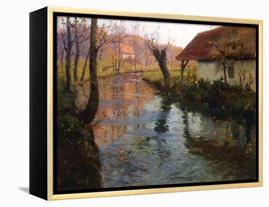 The Mill Stream-Frits Thaulow-Framed Premier Image Canvas