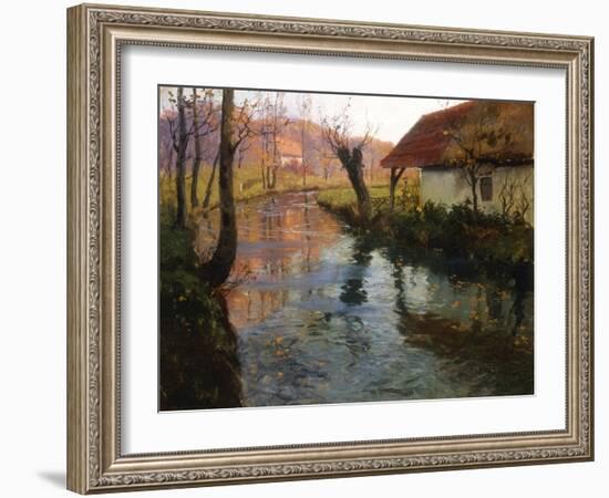 The Mill Stream-Frits Thaulow-Framed Giclee Print