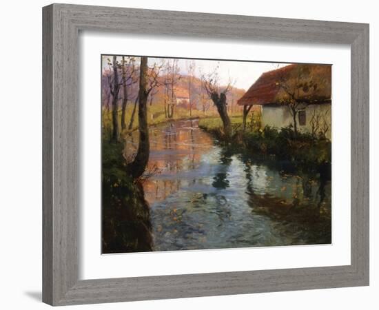 The Mill Stream-Frits Thaulow-Framed Giclee Print