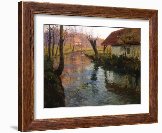 The Mill Stream-Frits Thaulow-Framed Giclee Print