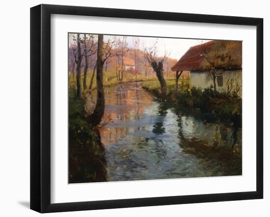 The Mill Stream-Frits Thaulow-Framed Giclee Print