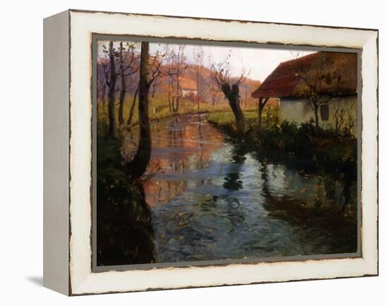 The Mill Stream-Frits Thaulow-Framed Premier Image Canvas