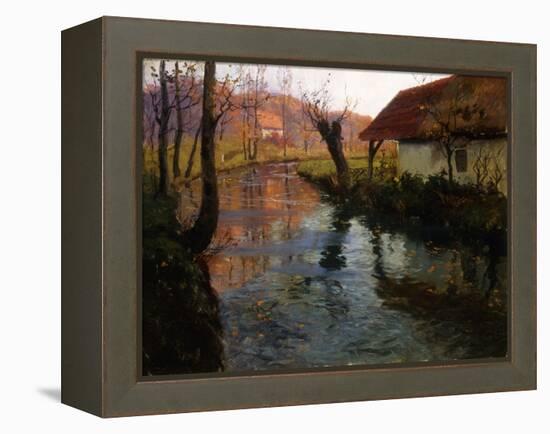 The Mill Stream-Frits Thaulow-Framed Premier Image Canvas