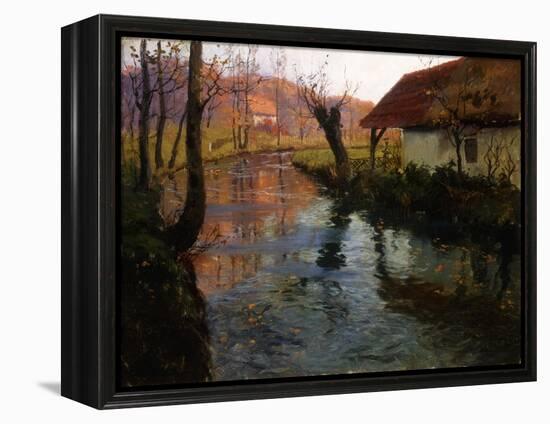 The Mill Stream-Frits Thaulow-Framed Premier Image Canvas