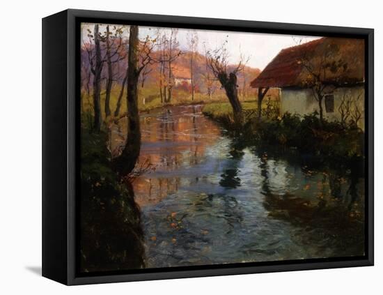 The Mill Stream-Frits Thaulow-Framed Premier Image Canvas