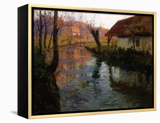 The Mill Stream-Frits Thaulow-Framed Premier Image Canvas