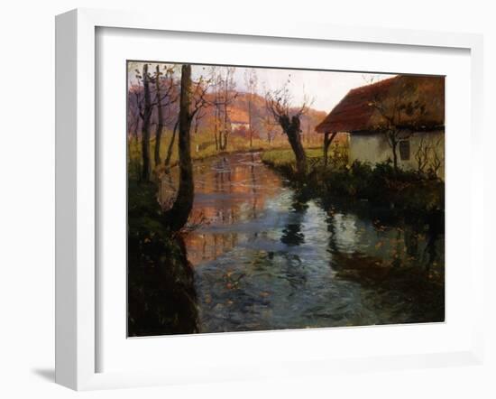 The Mill Stream-Frits Thaulow-Framed Giclee Print