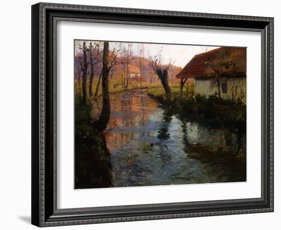 The Mill Stream-Frits Thaulow-Framed Giclee Print