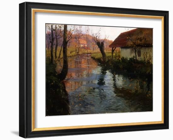 The Mill Stream-Frits Thaulow-Framed Giclee Print