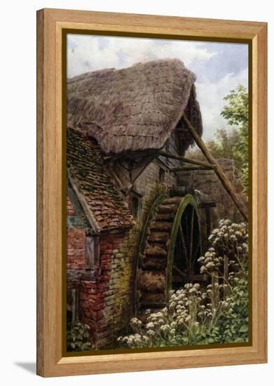 The Mill Wheel, Elmley Castle, Worcester-Alfred Robert Quinton-Framed Premier Image Canvas