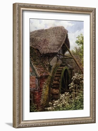 The Mill Wheel, Elmley Castle, Worcester-Alfred Robert Quinton-Framed Giclee Print