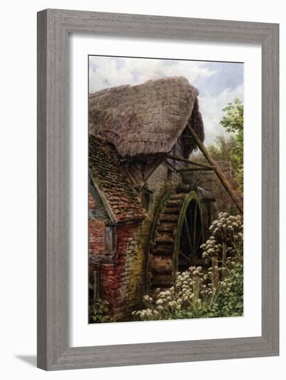 The Mill Wheel, Elmley Castle, Worcester-Alfred Robert Quinton-Framed Giclee Print