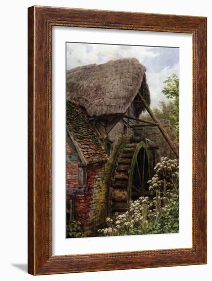 The Mill Wheel, Elmley Castle, Worcester-Alfred Robert Quinton-Framed Giclee Print