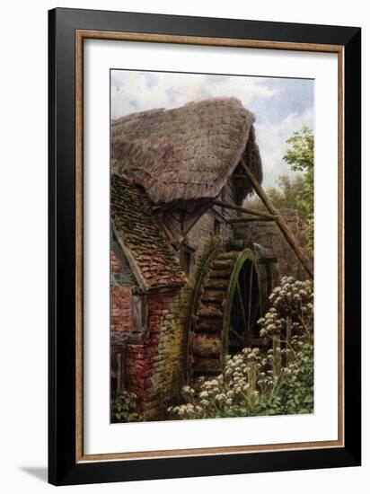 The Mill Wheel, Elmley Castle, Worcester-Alfred Robert Quinton-Framed Giclee Print