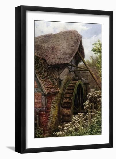 The Mill Wheel, Elmley Castle, Worcester-Alfred Robert Quinton-Framed Giclee Print