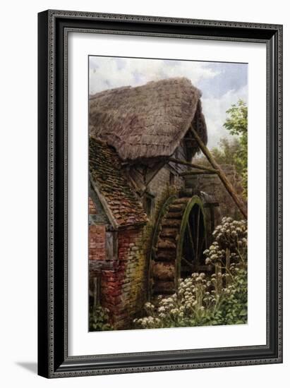 The Mill Wheel, Elmley Castle, Worcester-Alfred Robert Quinton-Framed Giclee Print