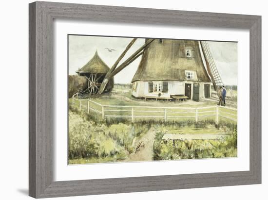 The Mill-Vincent van Gogh-Framed Giclee Print