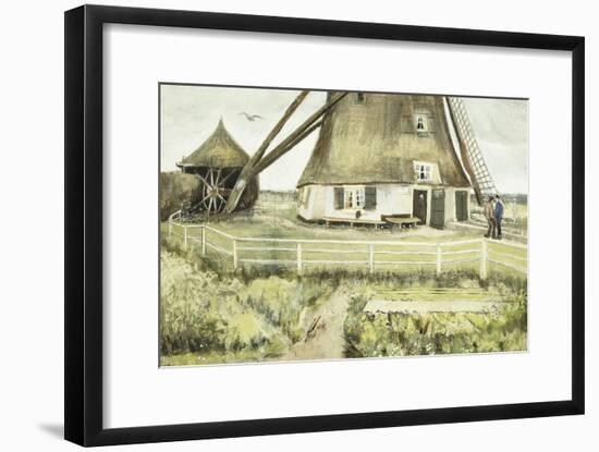 The Mill-Vincent van Gogh-Framed Giclee Print