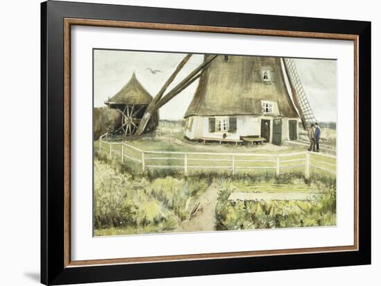 The Mill-Vincent van Gogh-Framed Giclee Print