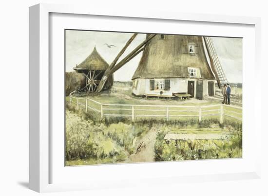 The Mill-Vincent van Gogh-Framed Giclee Print