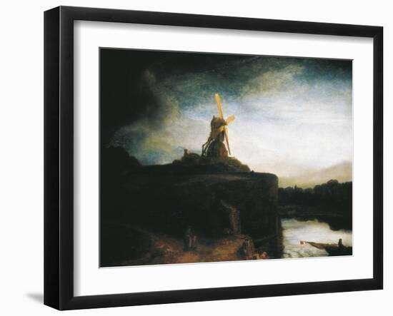 The Mill-Rembrandt van Rijn-Framed Art Print