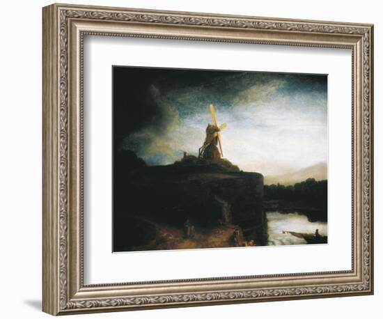 The Mill-Rembrandt van Rijn-Framed Art Print