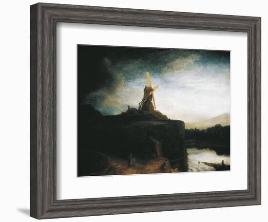 The Mill-Rembrandt van Rijn-Framed Art Print