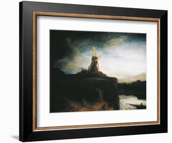 The Mill-Rembrandt van Rijn-Framed Art Print