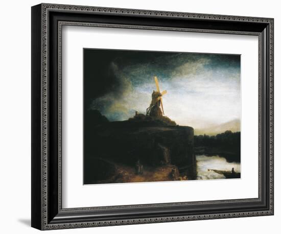 The Mill-Rembrandt van Rijn-Framed Art Print