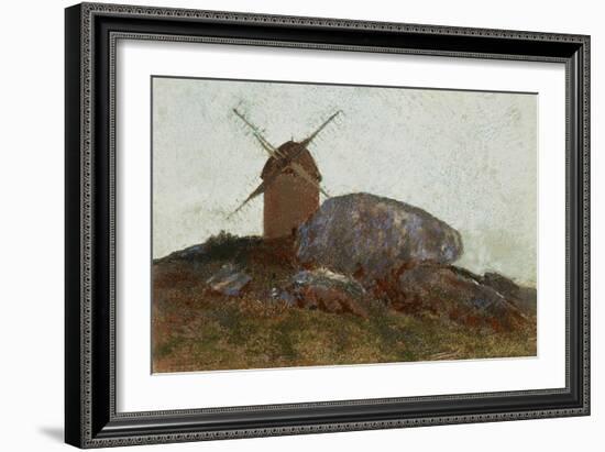 The Mill-Odilon Redon-Framed Giclee Print