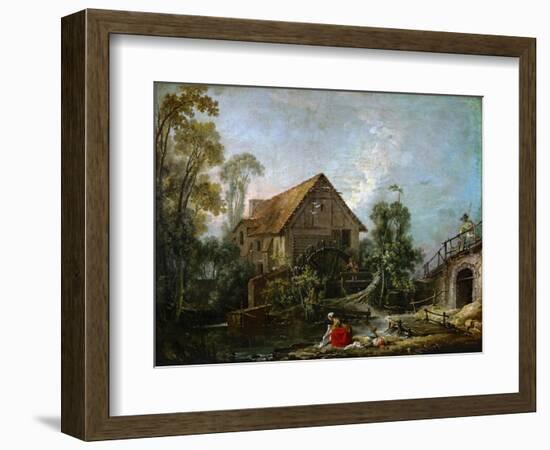 The Mill-François Boucher-Framed Giclee Print