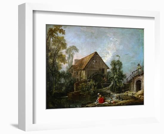 The Mill-François Boucher-Framed Giclee Print