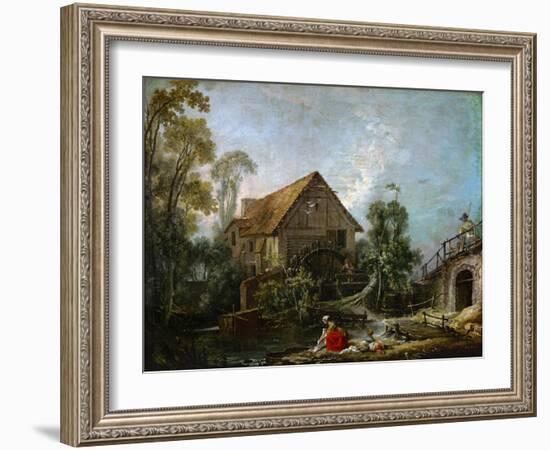 The Mill-François Boucher-Framed Giclee Print